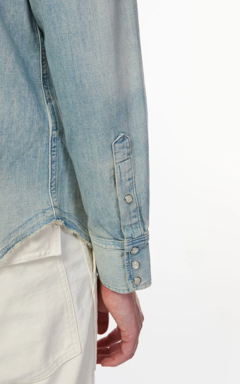 Polo Ralph Lauren Western Shirt Bailey Blue - Image 7