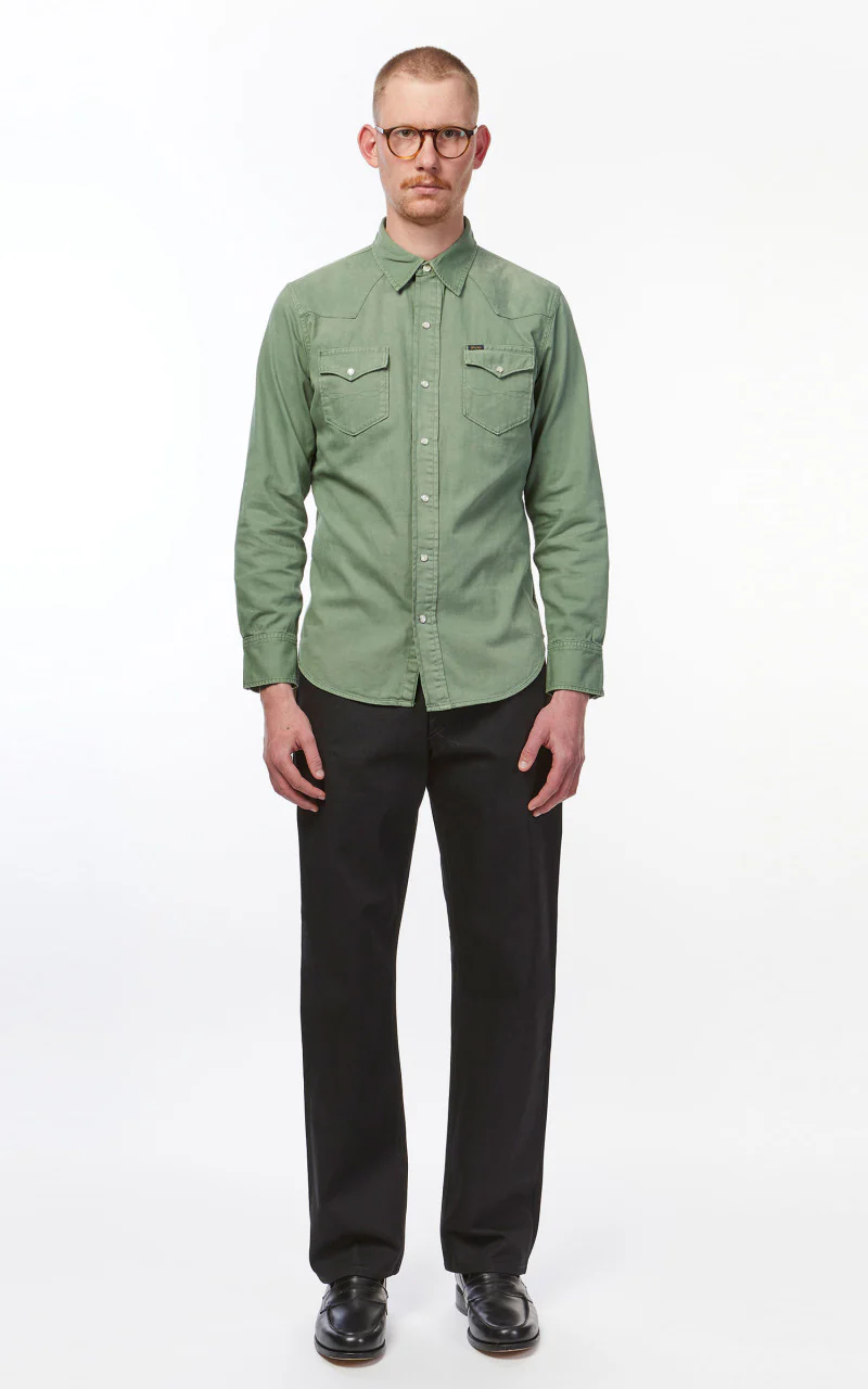 Polo Ralph Lauren Western Shirt Denim Fatigue - Image 2