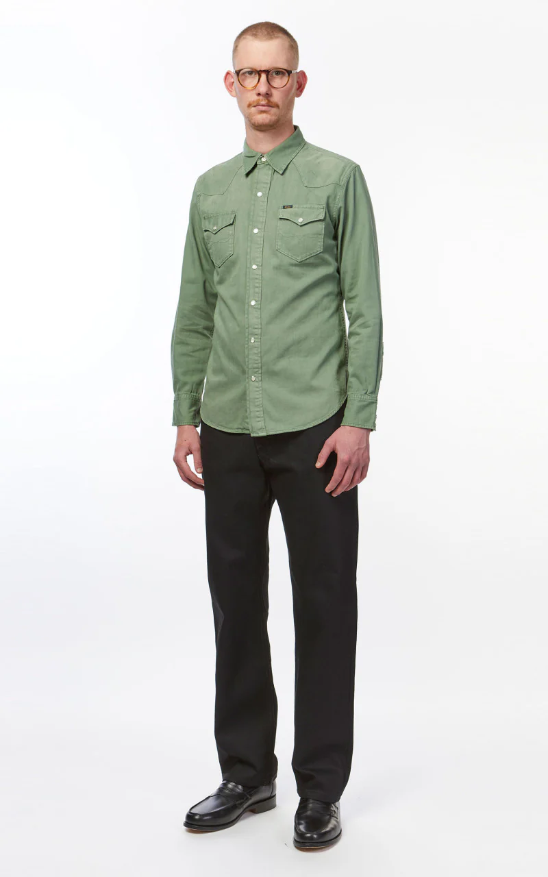 Polo Ralph Lauren Western Shirt Denim Fatigue - Image 3