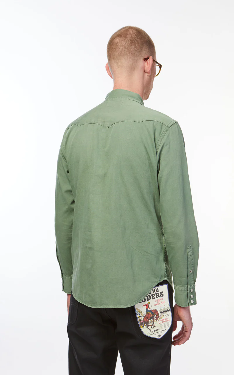 Polo Ralph Lauren Western Shirt Denim Fatigue - Image 6
