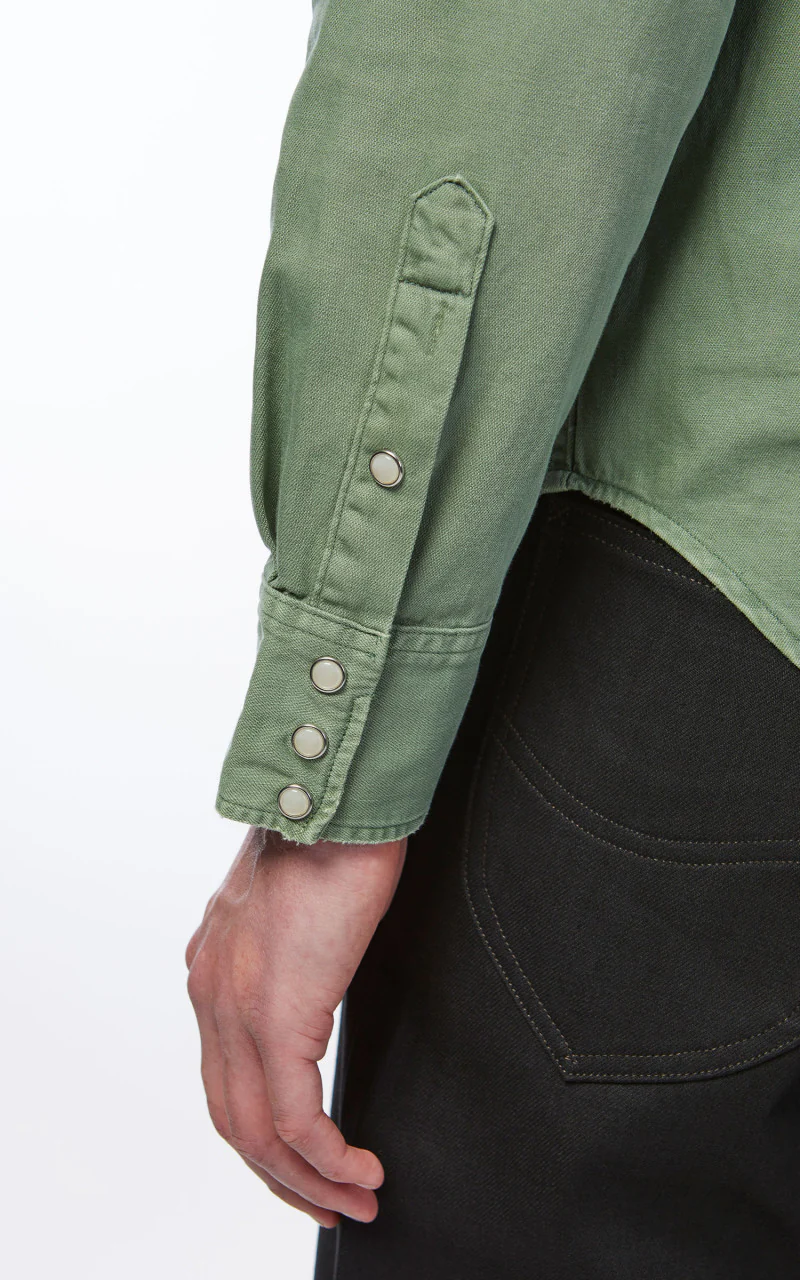 Polo Ralph Lauren Western Shirt Denim Fatigue - Image 7