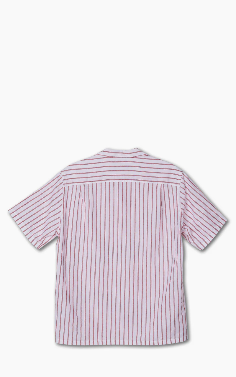 Portuguese Flannel Beach Cabin Camp Collar Shirt Red - Image 5