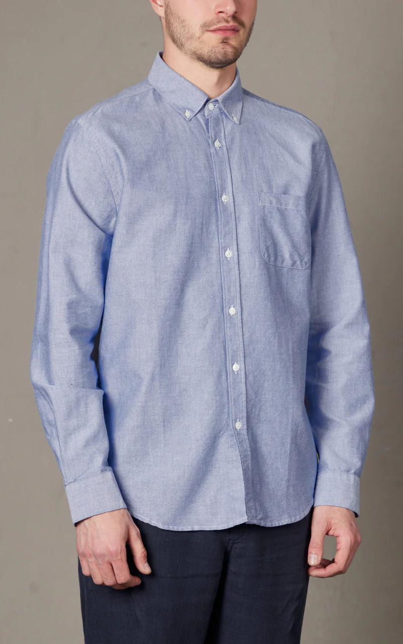Portuguese Flannel Belavista Shirt Blue - Image 3