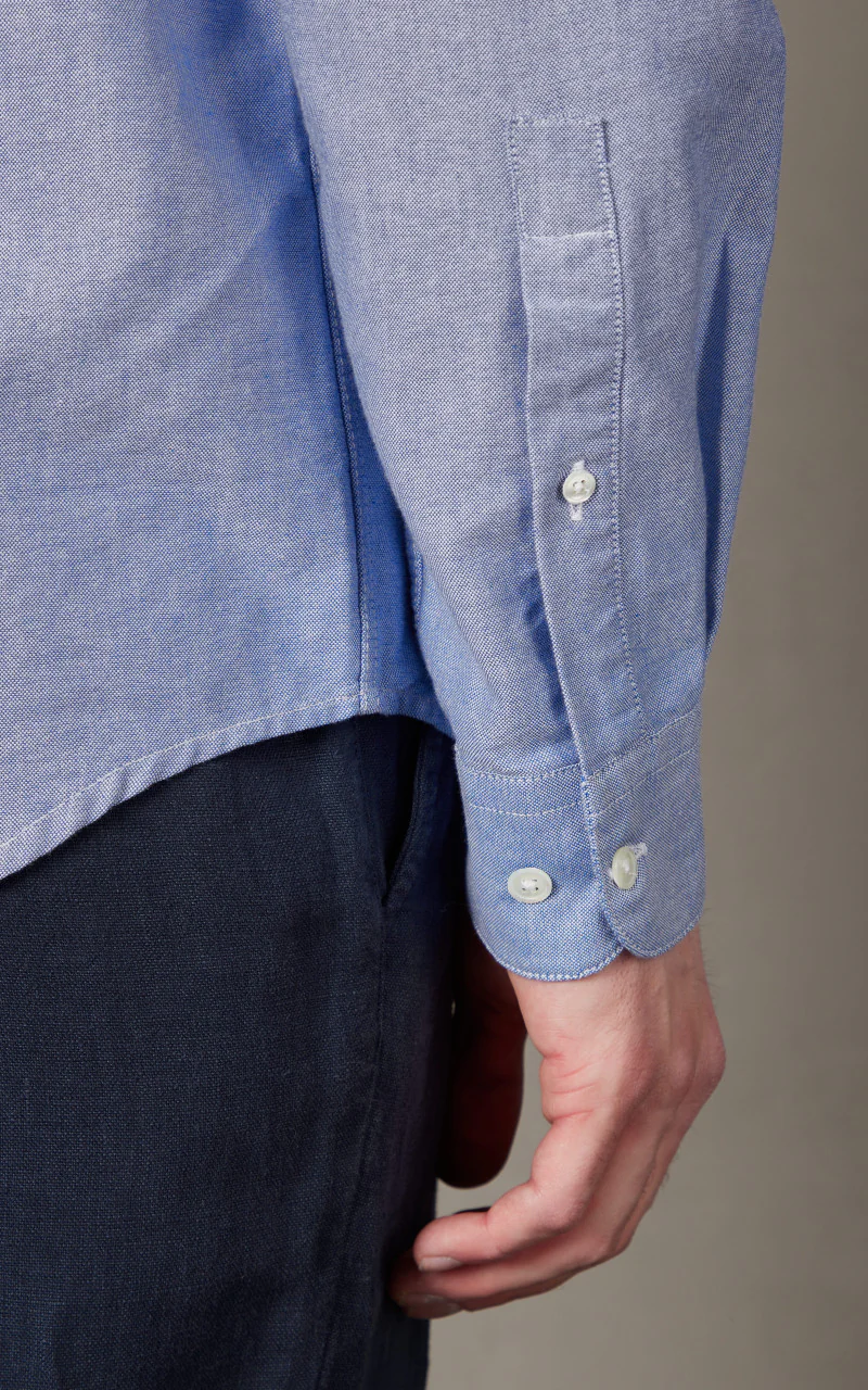Portuguese Flannel Belavista Shirt Blue - Image 6