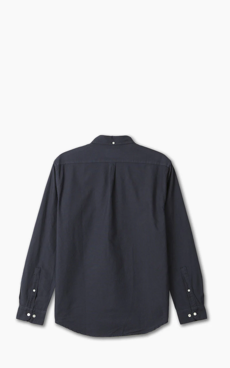 Portuguese Flannel Belavista Shirt Navy - Image 3