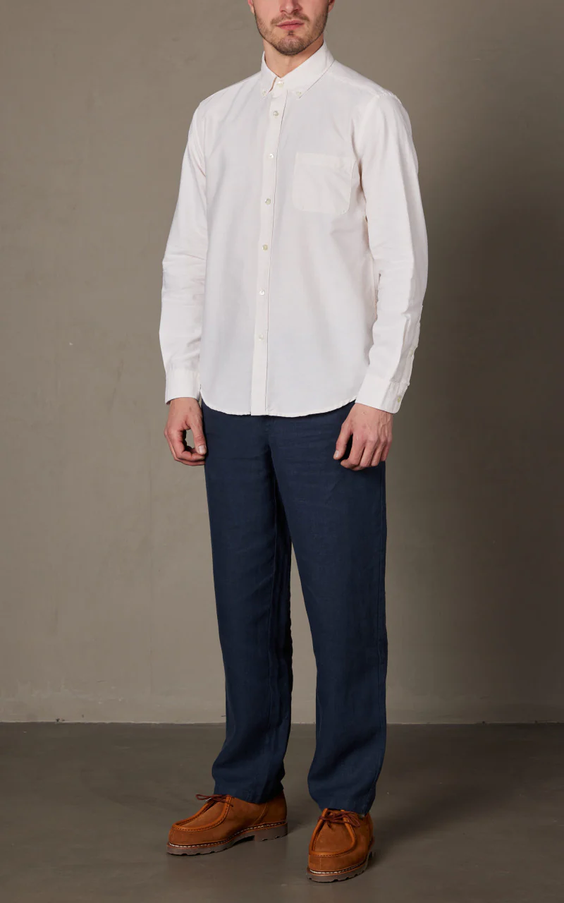 Portuguese Flannel Belavista Shirt Off White - Image 2