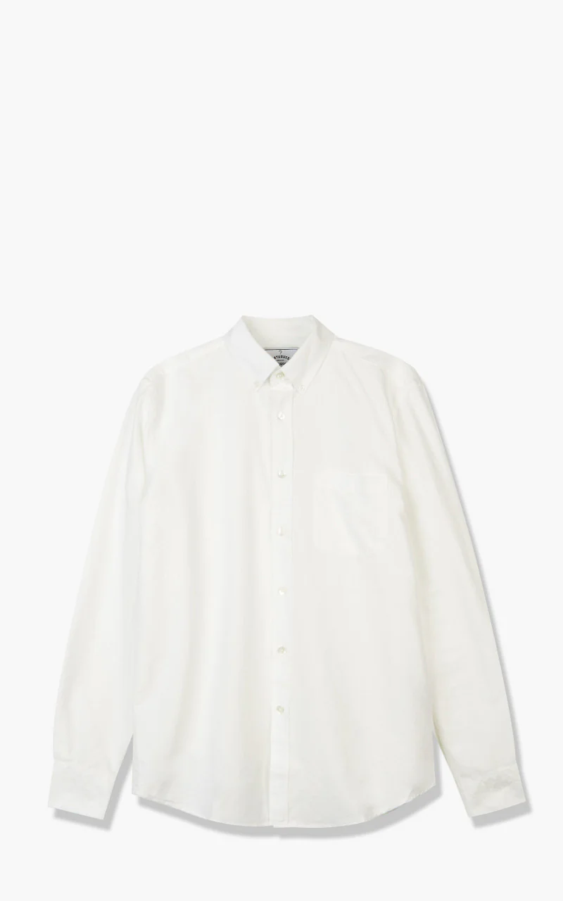 Portuguese Flannel Belavista Shirt Off White - Image 8