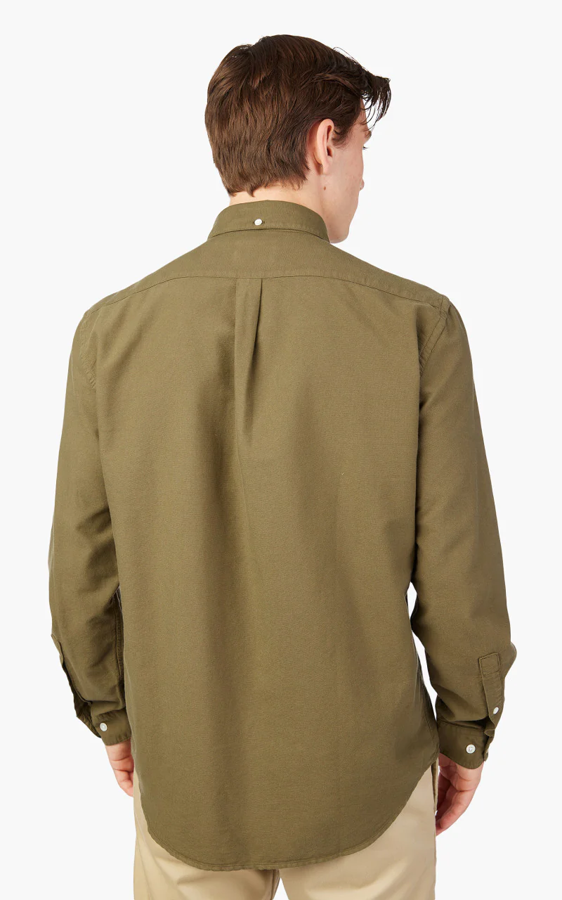 Portuguese Flannel Belavista Shirt Olive - Image 6