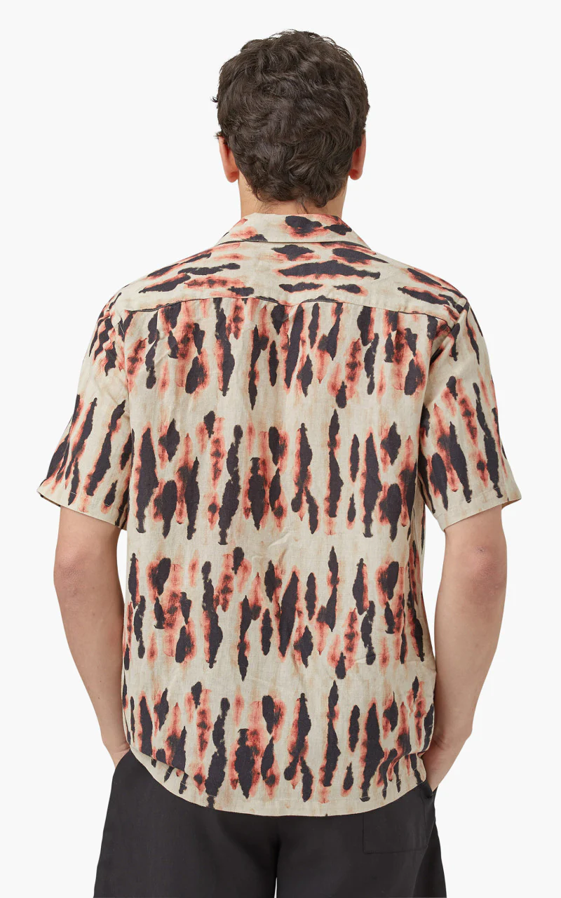 Portuguese Flannel Borra Camp Collar Shirt Grape - Image 3