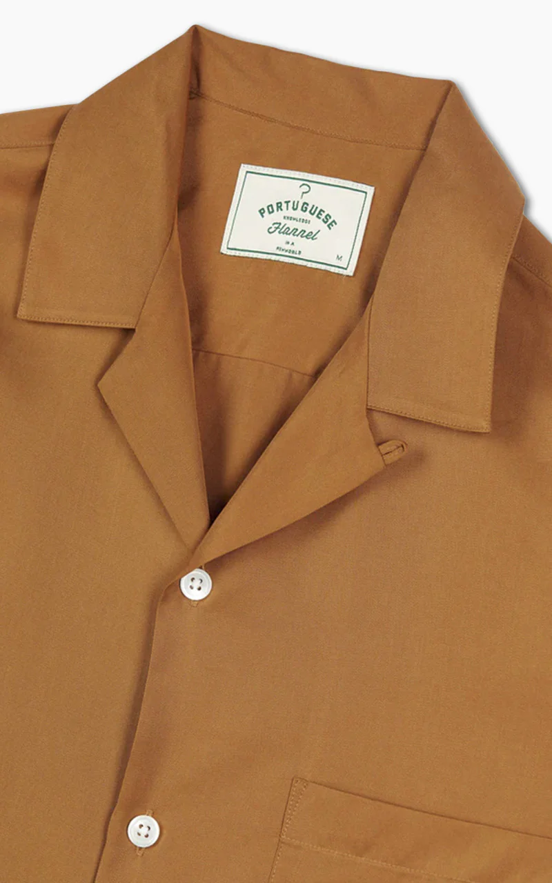 Portuguese Flannel Dogtown Shirt Cinnamon - Image 3