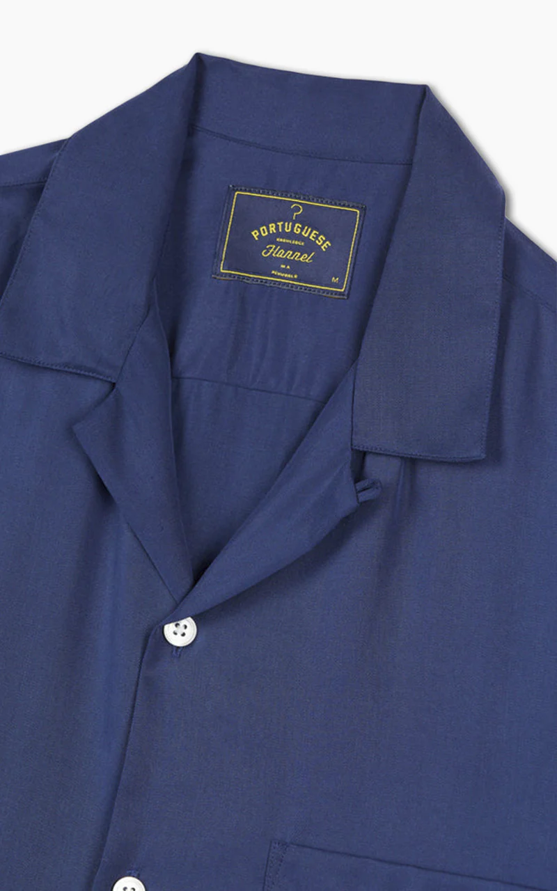 Portuguese Flannel Dogtown Shirt Navy - Image 3