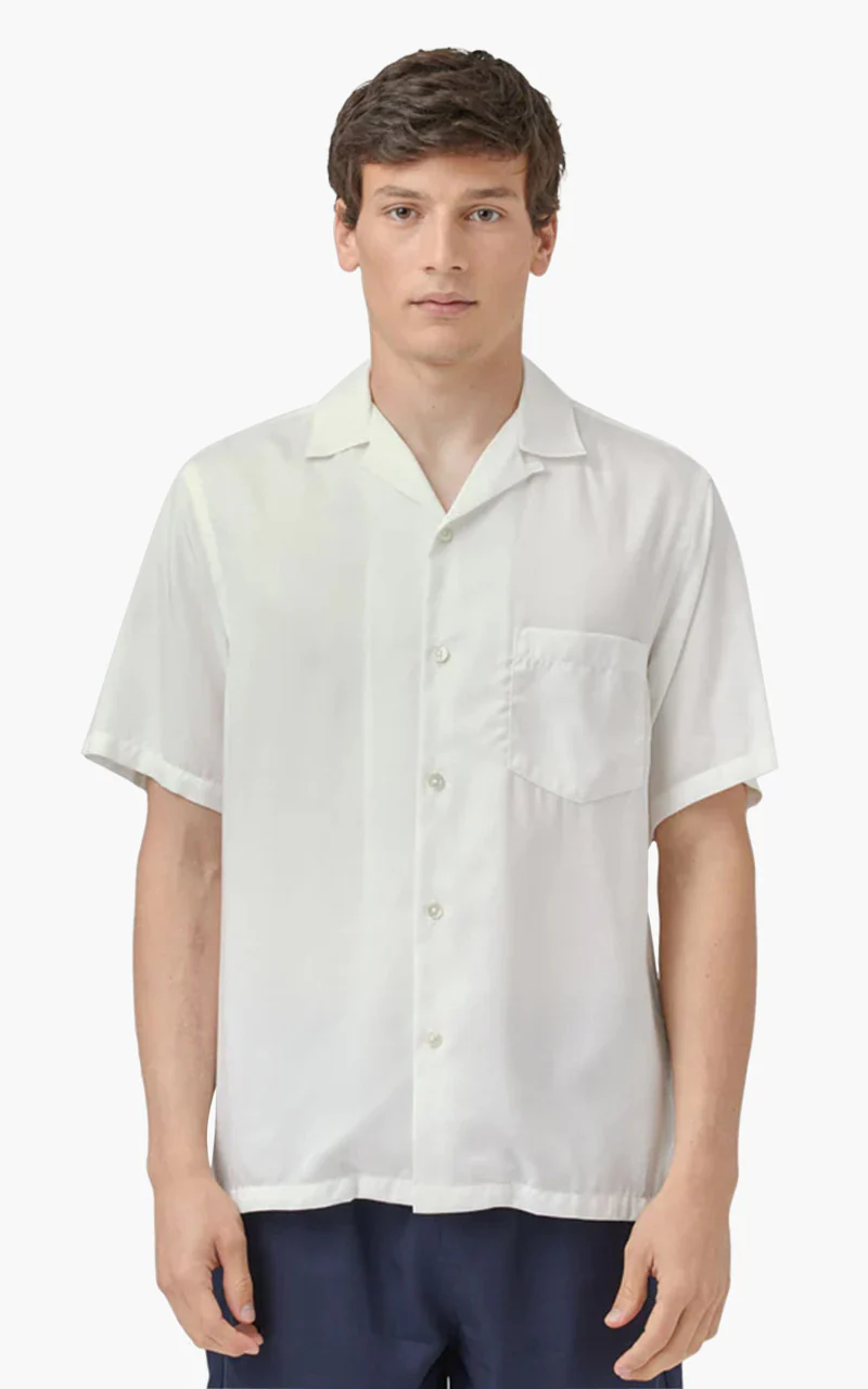 Portuguese Flannel Dogtown Shirt Off White - Image 2