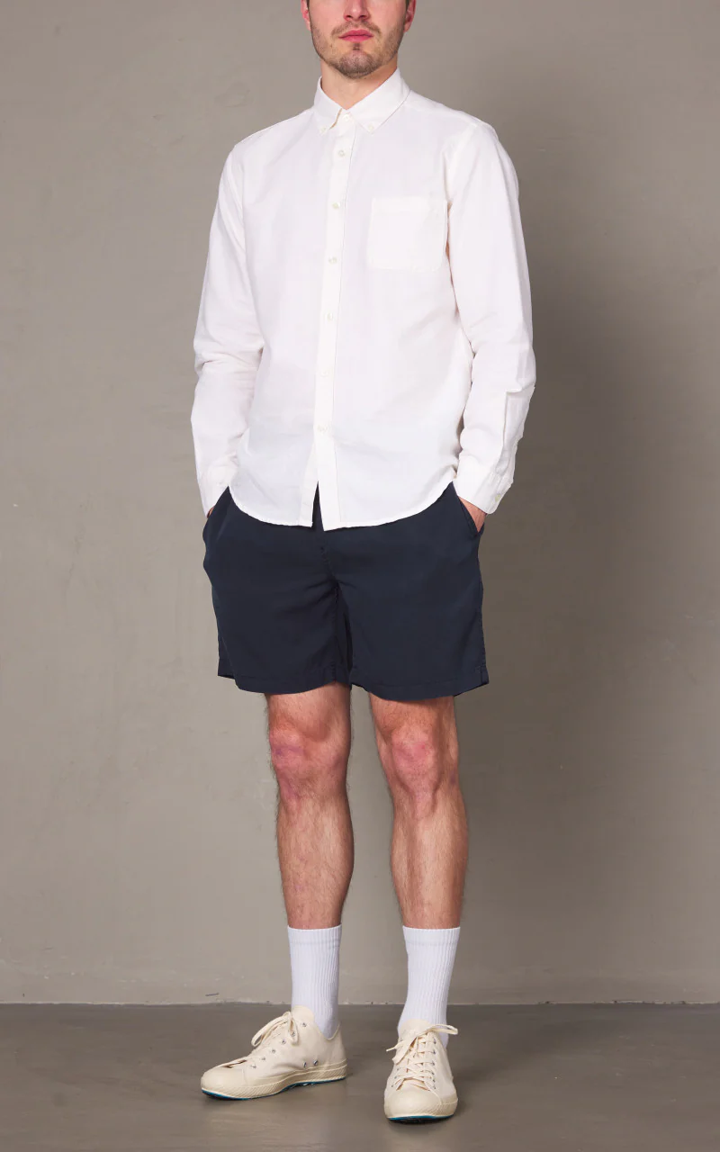 Portuguese Flannel Dogtown Shorts Navy - Image 2