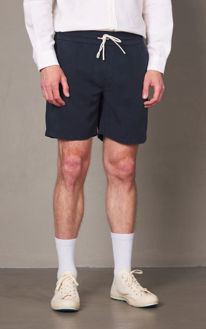 Portuguese Flannel Dogtown Shorts Navy - Image 4