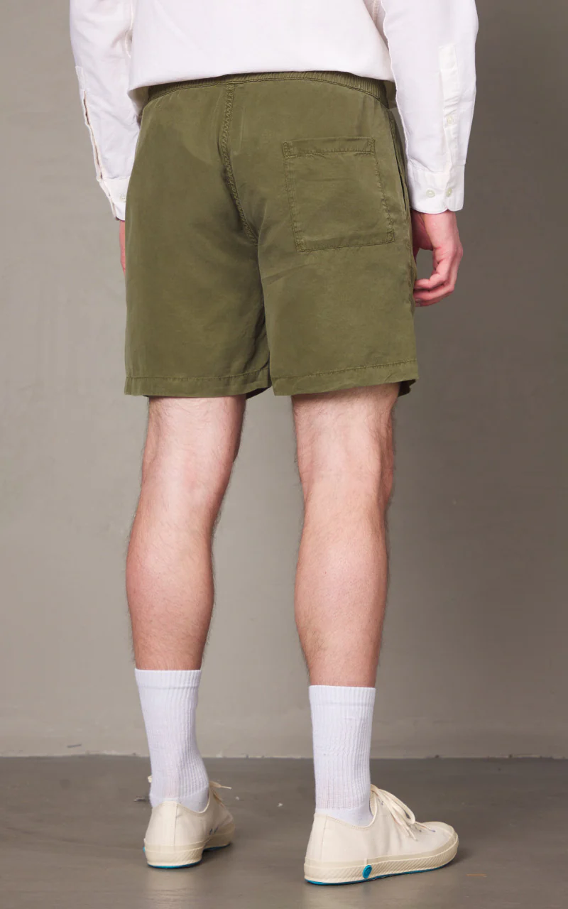Portuguese Flannel Dogtown Shorts Olive - Image 6