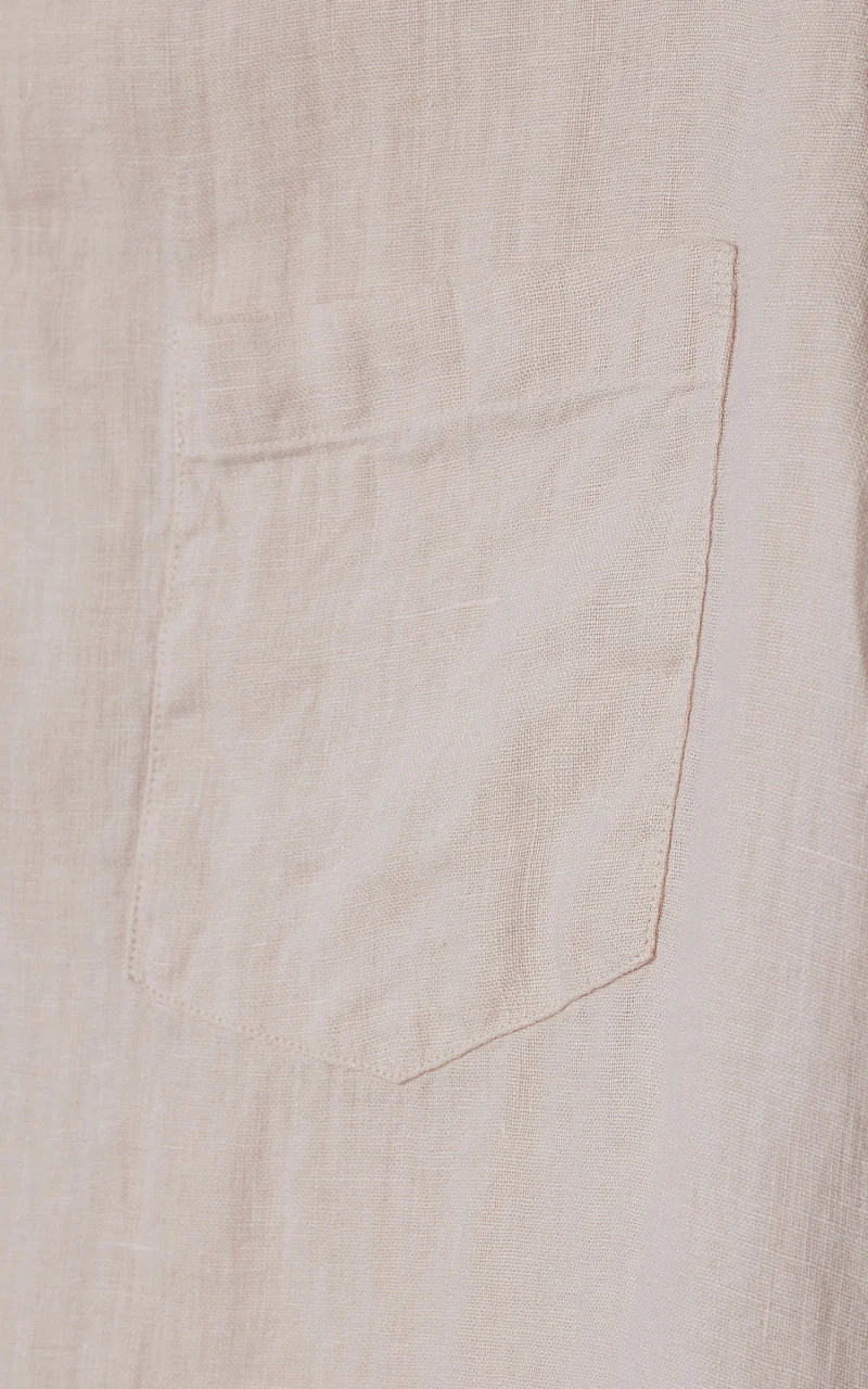 Portuguese Flannel Linen Camp Collar Shirt Raw - Image 3