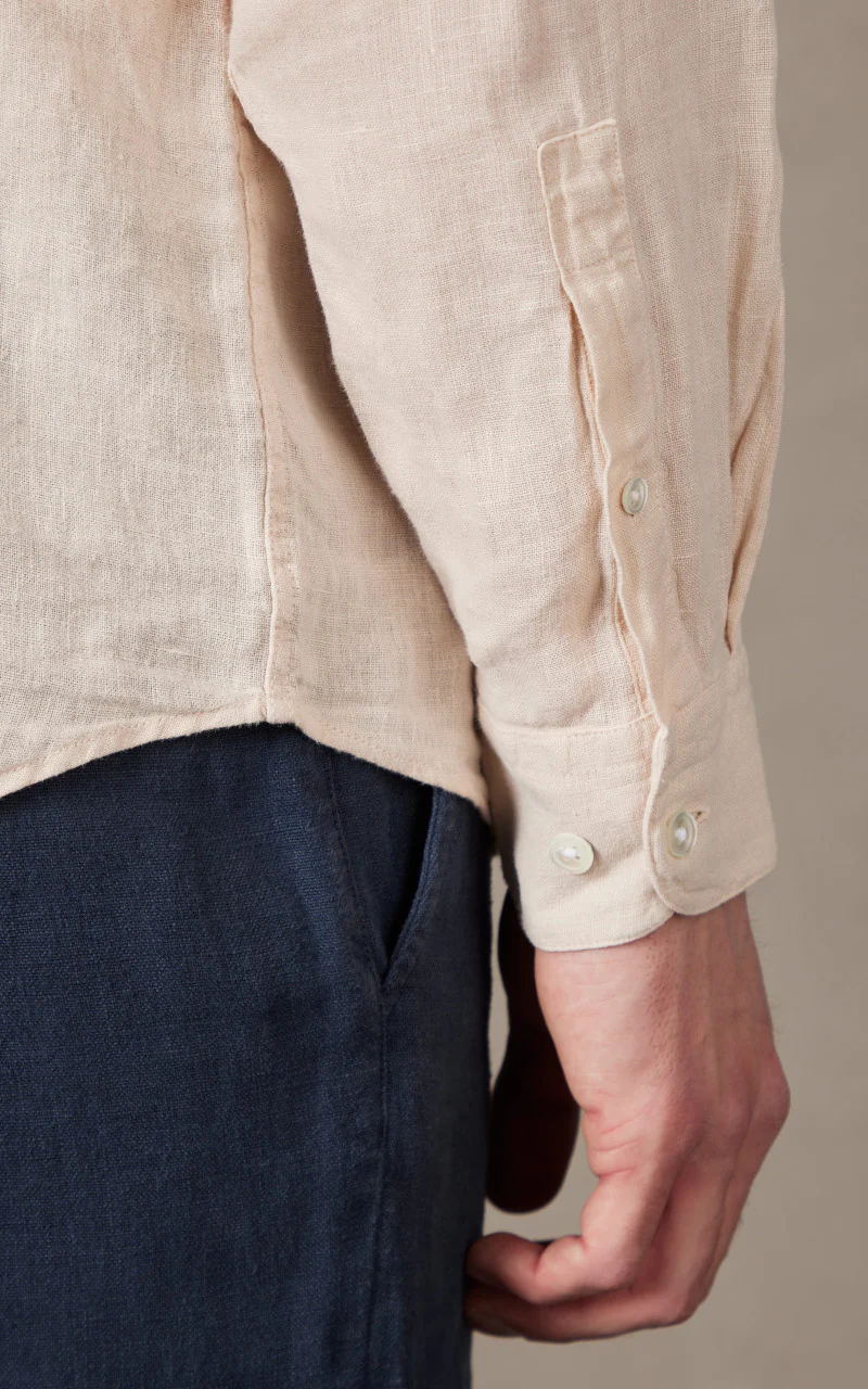 Portuguese Flannel Linen Shirt Raw - Image 5