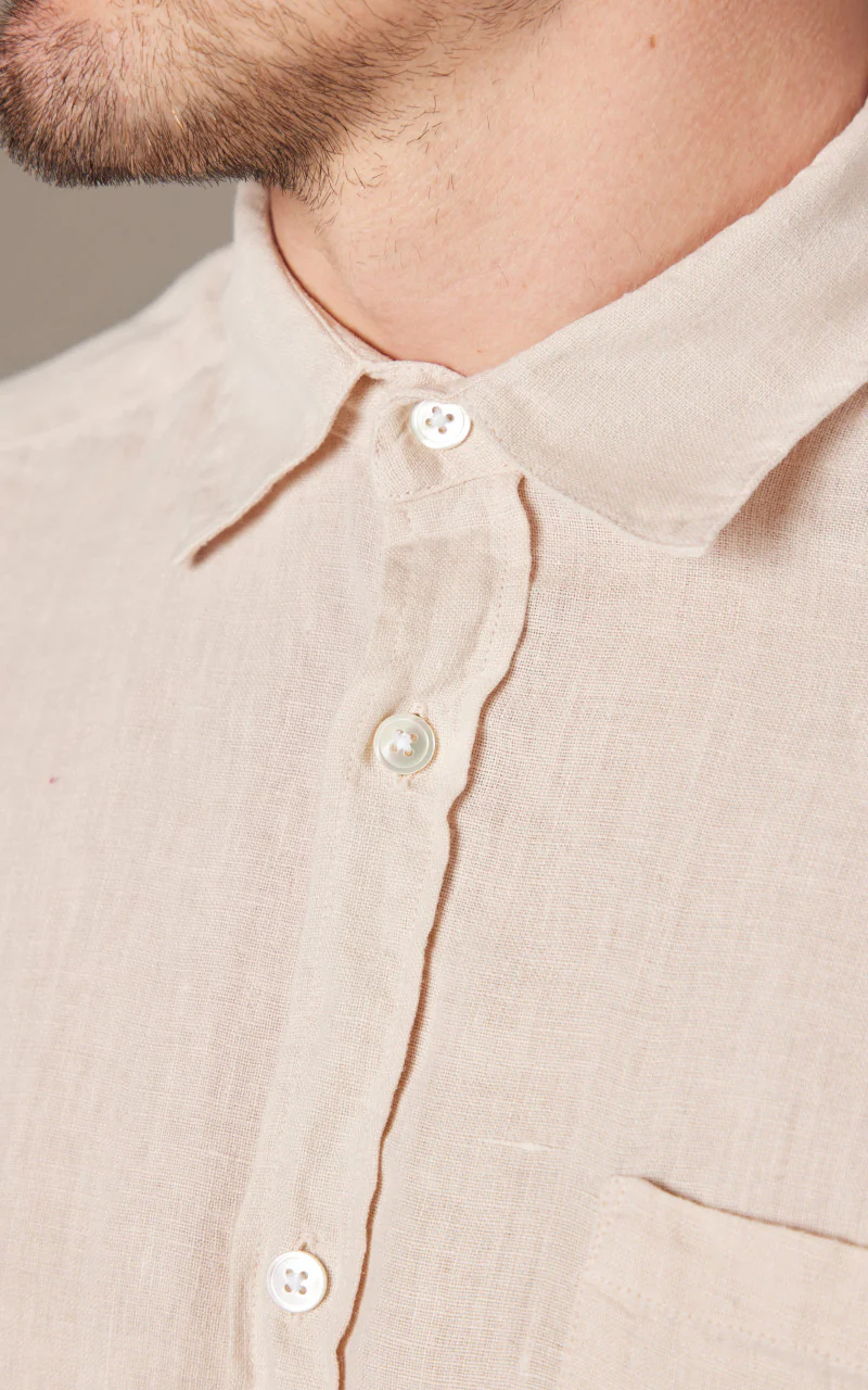 Portuguese Flannel Linen Shirt Raw - Image 6