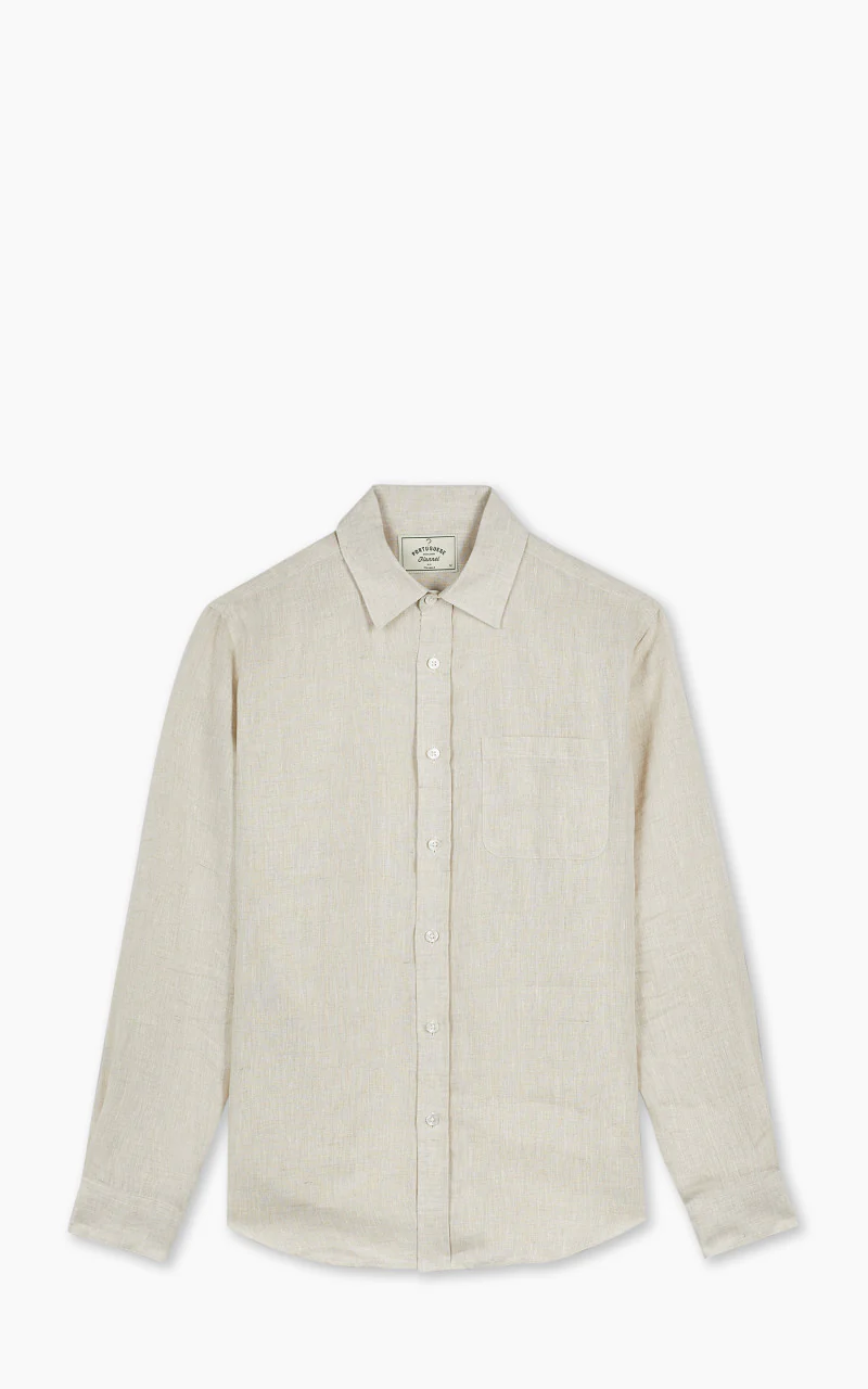 Portuguese Flannel Linen Shirt Raw - Image 7