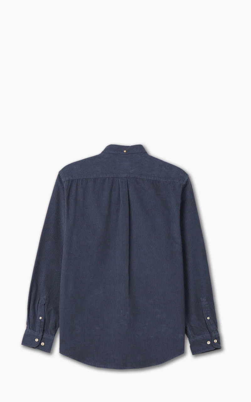 Portuguese Flannel Lobo Shirt Navy - Image 3