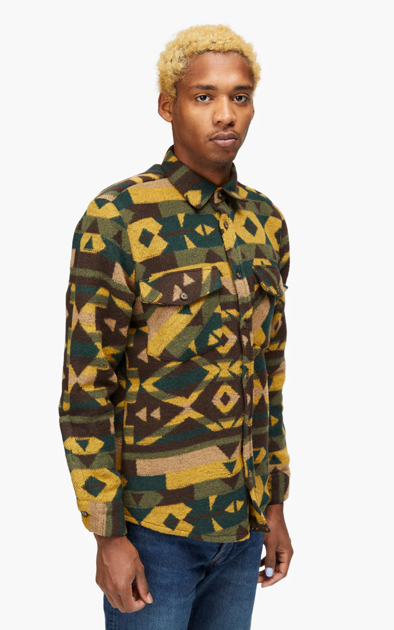Portuguese Flannel Morpheus Overshirt Multi - Image 5