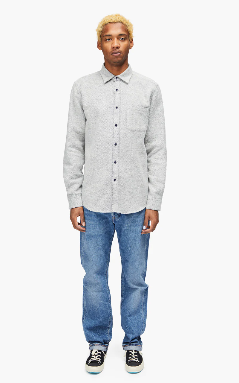 Portuguese Flannel Off Rail Shirt White - Image 2