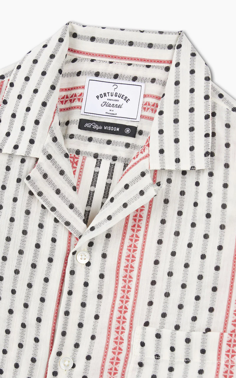 Portuguese Flannel Orto Shirt White - Image 4