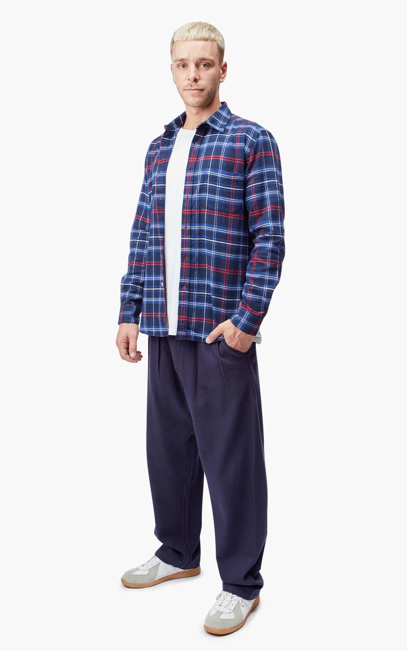 Portuguese Flannel Pop Up Shirt Multi - Image 5