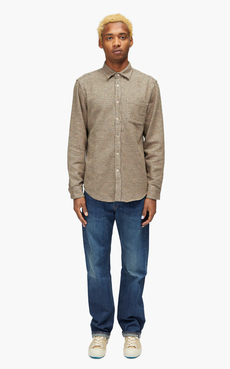 Portuguese Flannel Sottum Shirt Brown - Image 2
