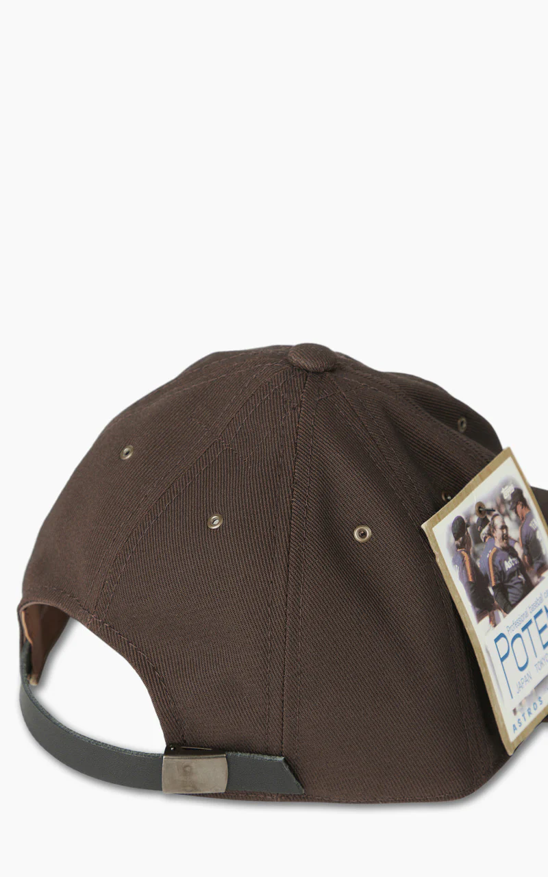 Poten Twist Yarn Baseball Cap Brown - Image 3