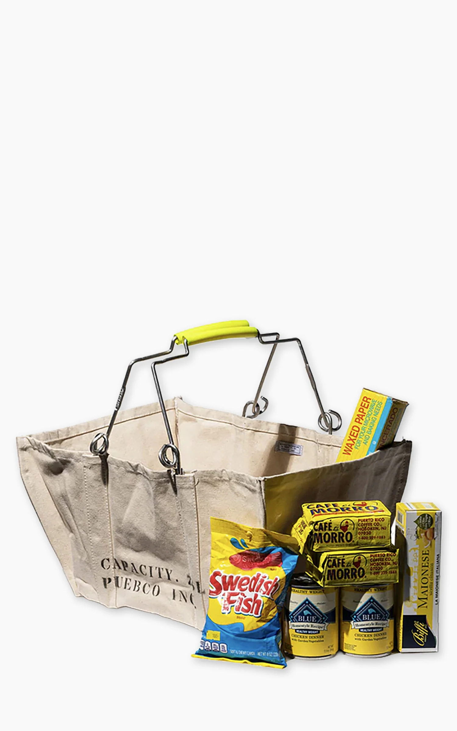 Puebco Accordion Market Basket Yellow Handle - Image 4