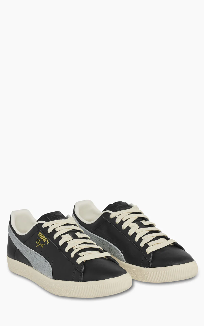 Puma Clyde Base Puma Black/Frosted Ivory/Puma Team Gold - Image 2