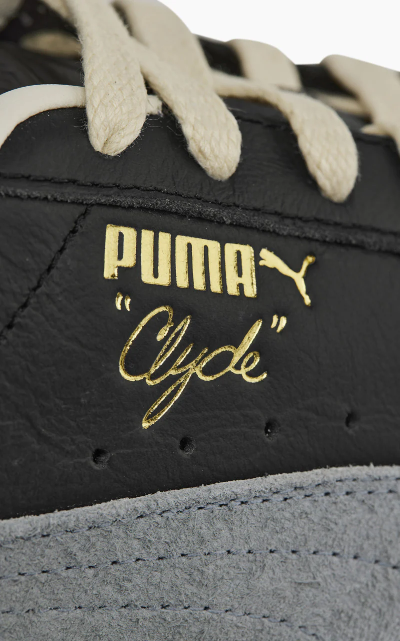 Puma Clyde Base Puma Black/Frosted Ivory/Puma Team Gold - Image 3