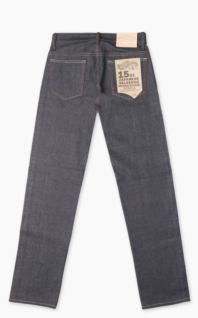 Railcar Fine Goods Rebels X100 Modern Straight Japanese Selvedge Indigo 15oz - Image 8