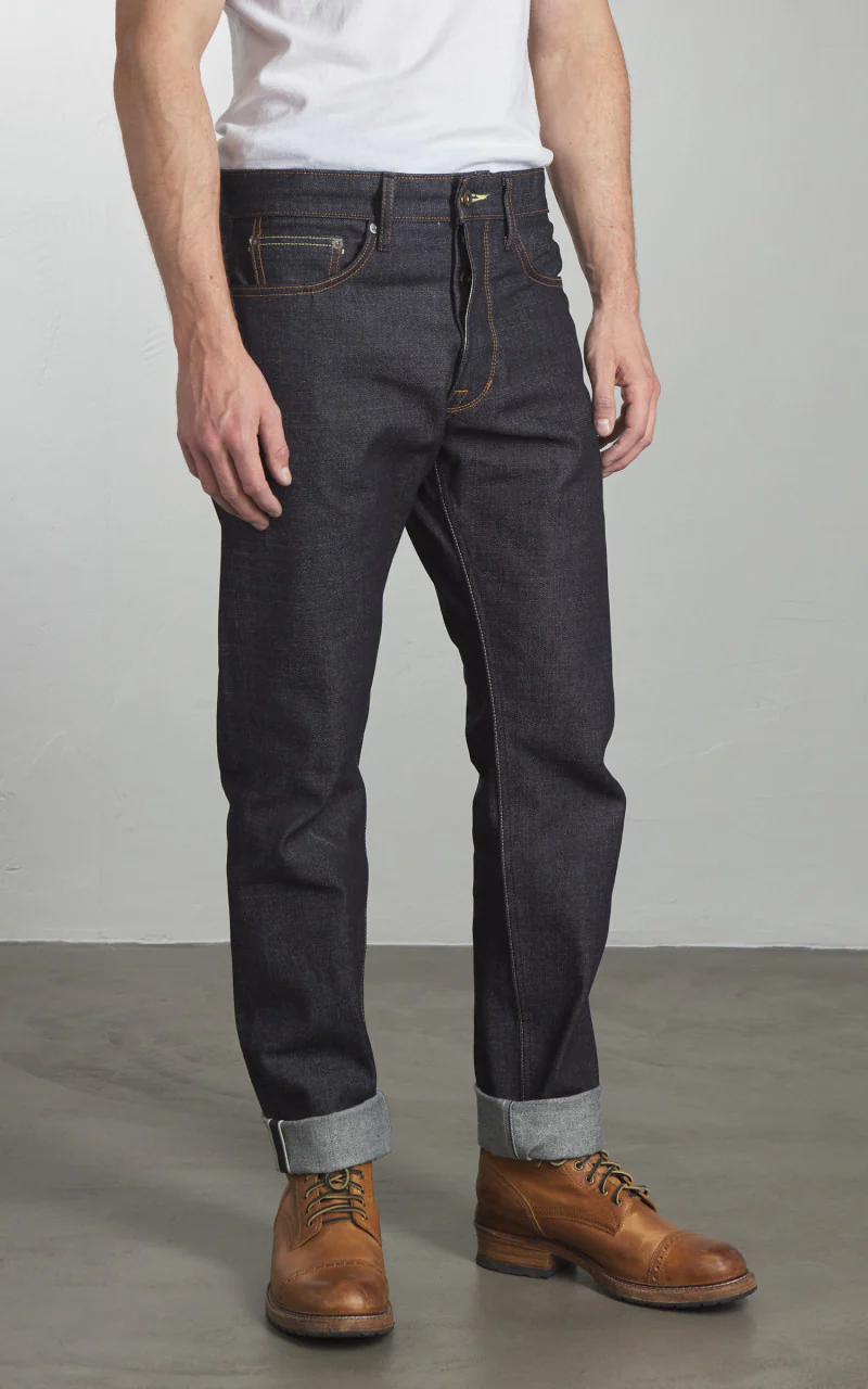 Railcar Fine Goods Spikes X100 Tapered Japanese Selvedge Indigo 15oz - Image 3