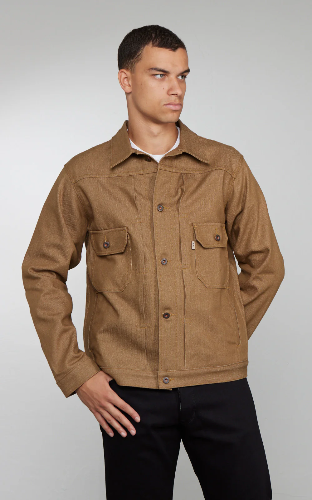 Railcar Fine Goods Type 2 Jacket FR Brown 12.75oz - Image 2
