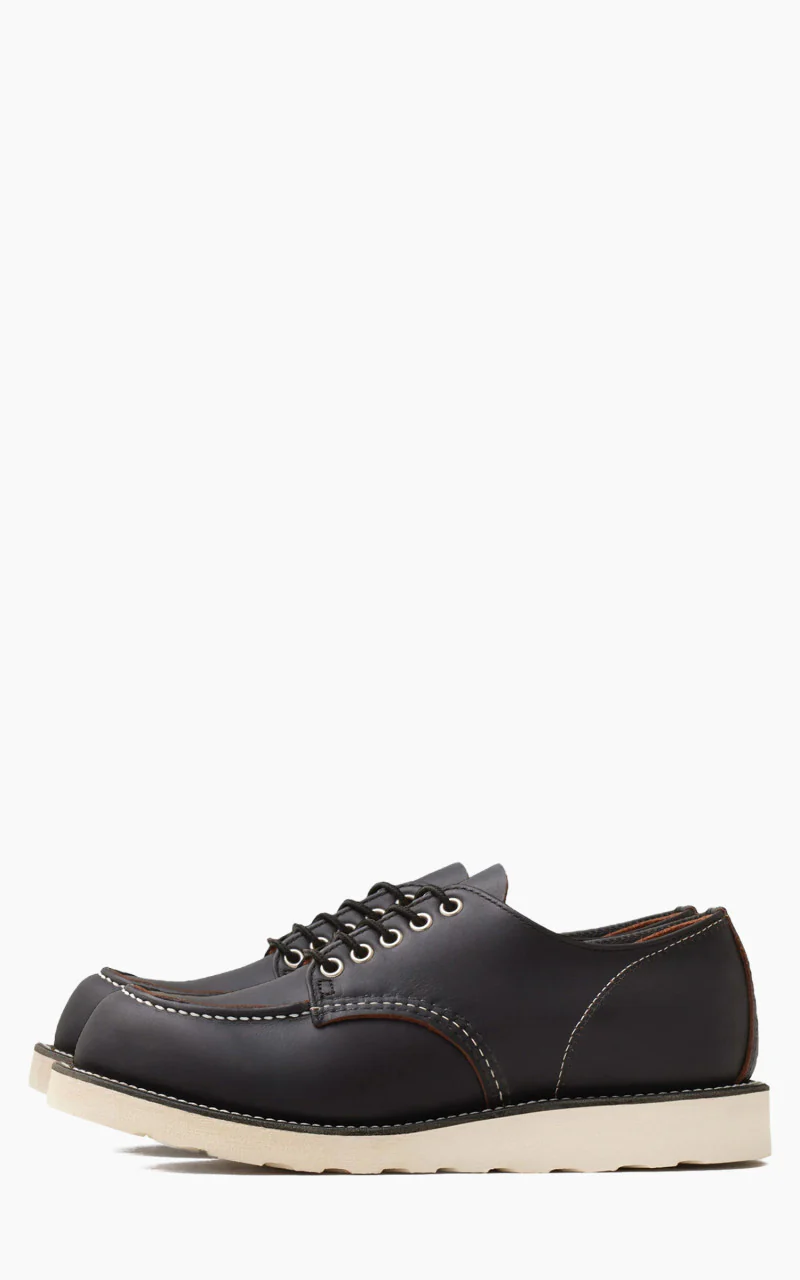 Red Wing Shoes 08090D Shop Moc Oxford Black Prairie - Image 2