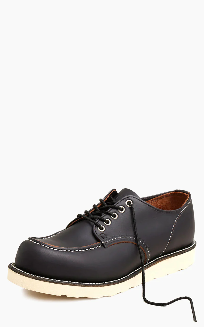 Red Wing Shoes 08090D Shop Moc Oxford Black Prairie - Image 4