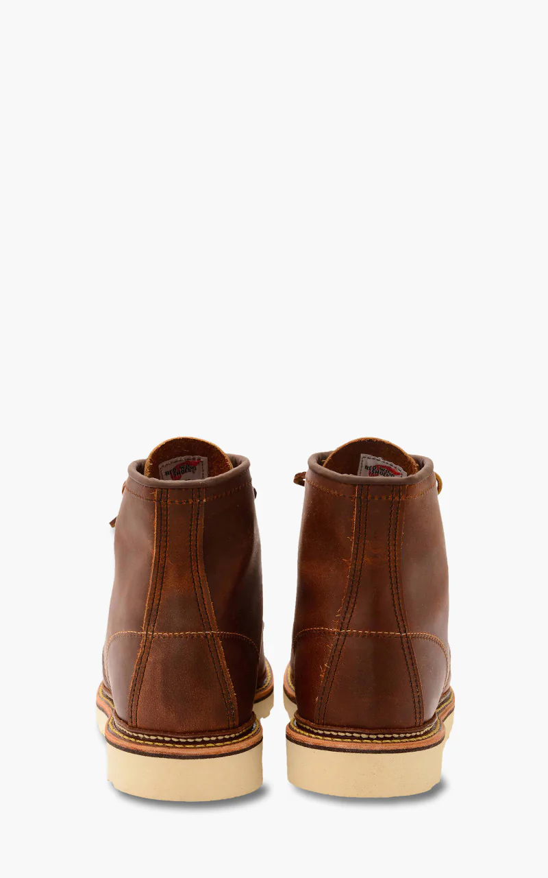 Red Wing Shoes 1907 Moc Toe Copper Rough & Tough - Image 4