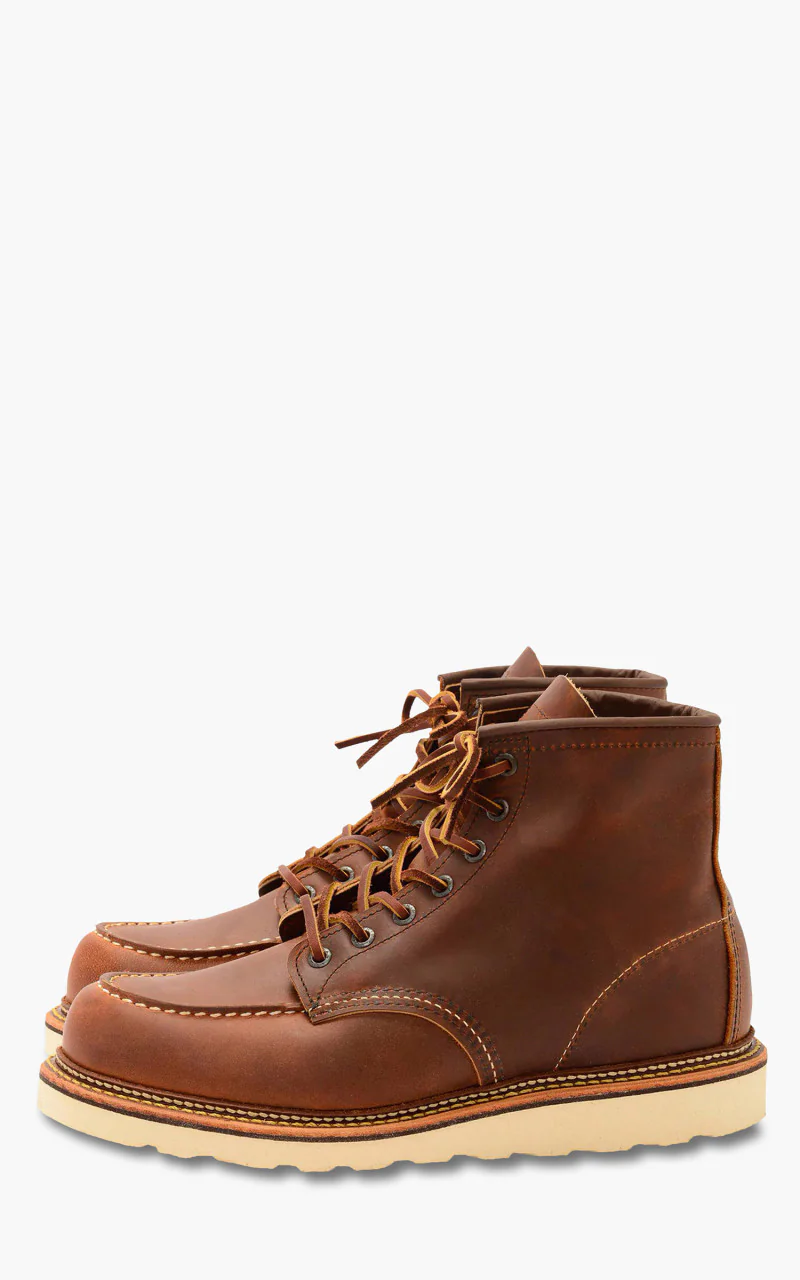 Red Wing Shoes 1907 Moc Toe Copper Rough & Tough - Image 5
