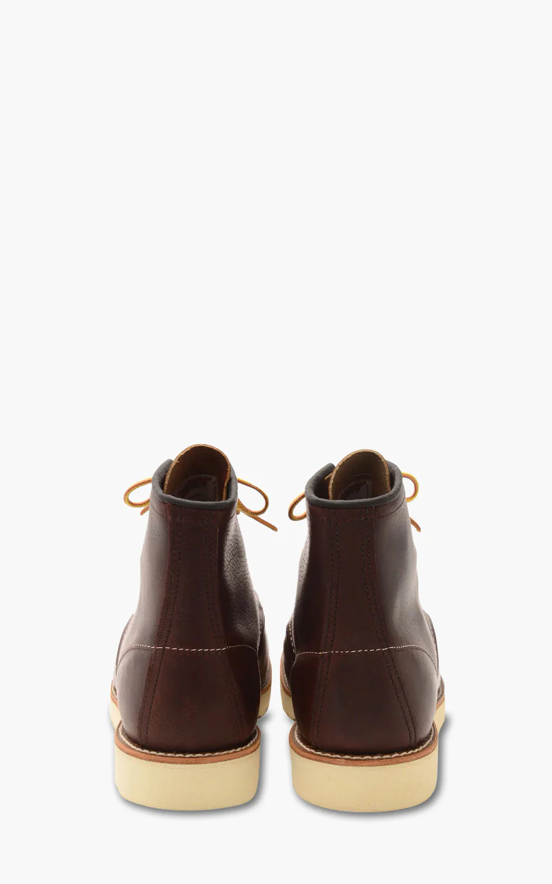 Red Wing Shoes 8138D Moc Toe Briar Oil Slick - Image 4