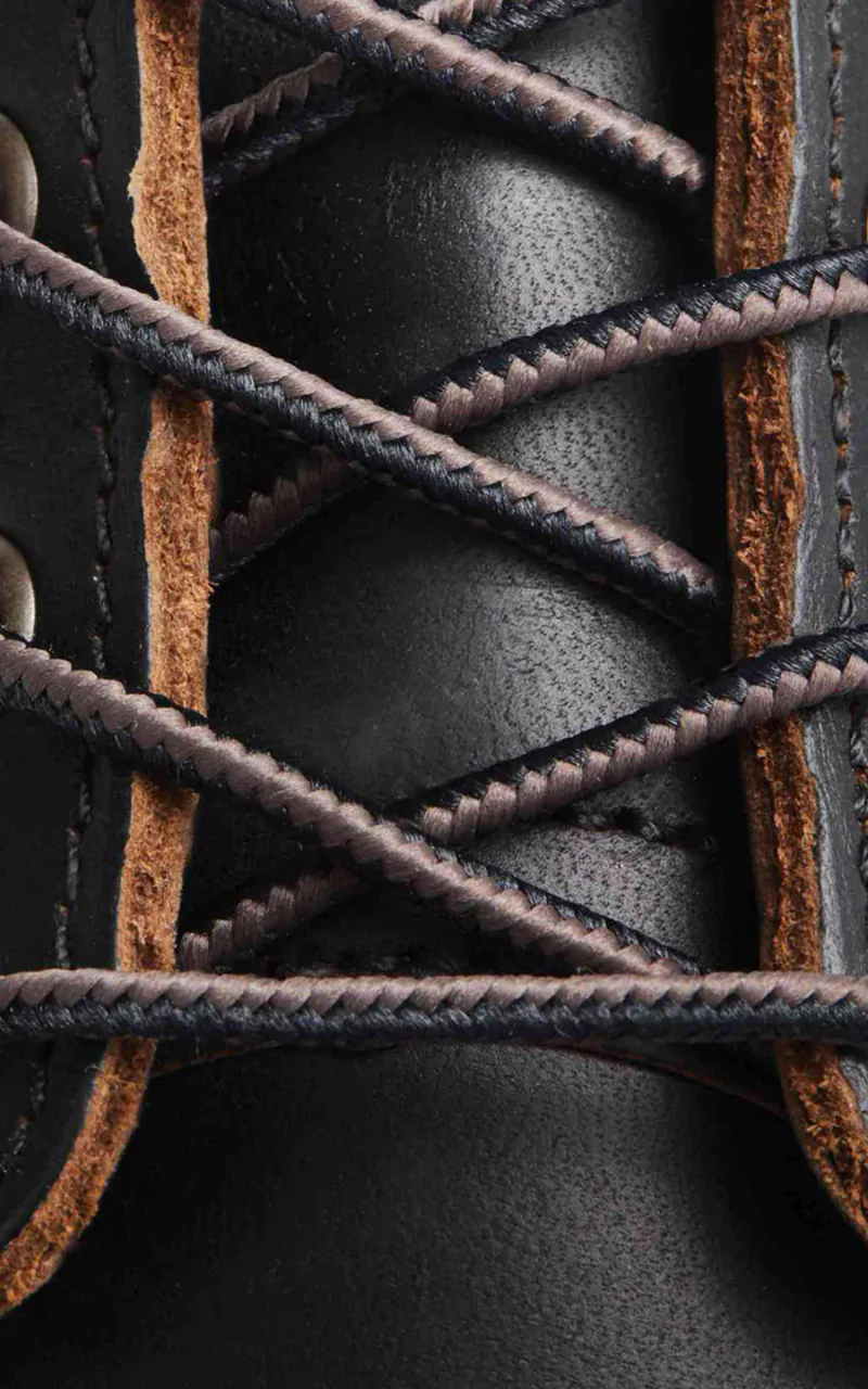 Red Wing Shoes 8849D Moc Toe Black Prairie Leather - Image 4