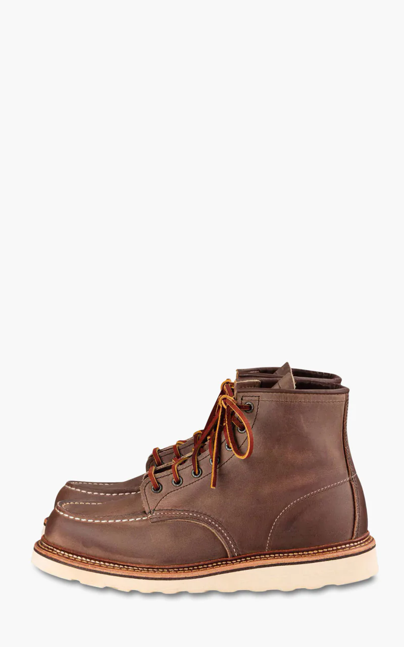 Red Wing Shoes 8883D Moc Toe Concrete Rough & Tough Grey - Image 5