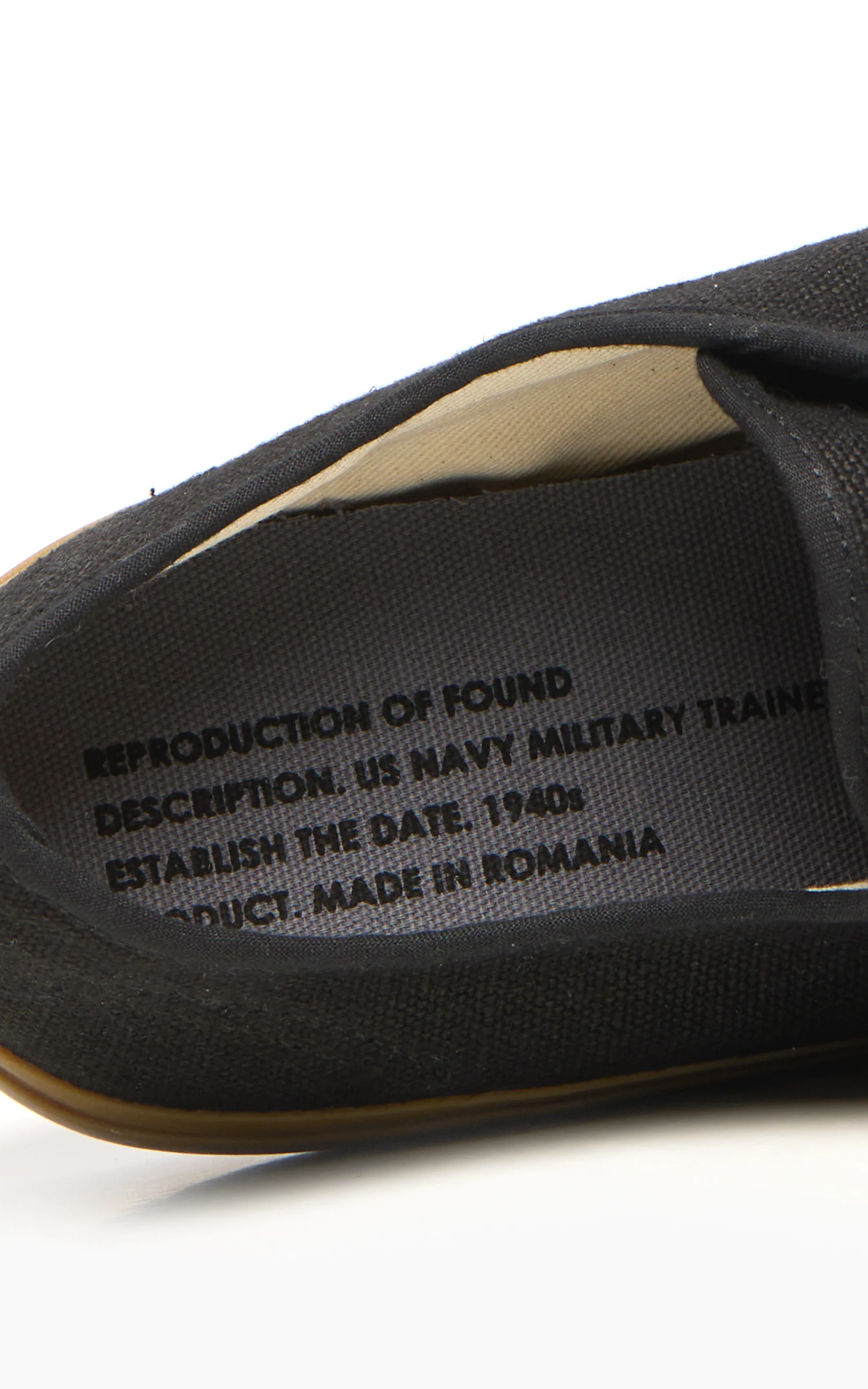 Reproduction Of Found 5500LF U.S. Navy Military Trainer Black/Honey - Image 3