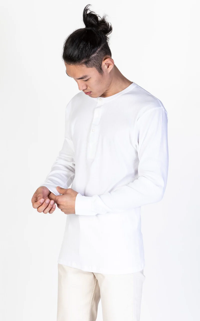 Resteröds Original Granddad Shirt White - Image 2