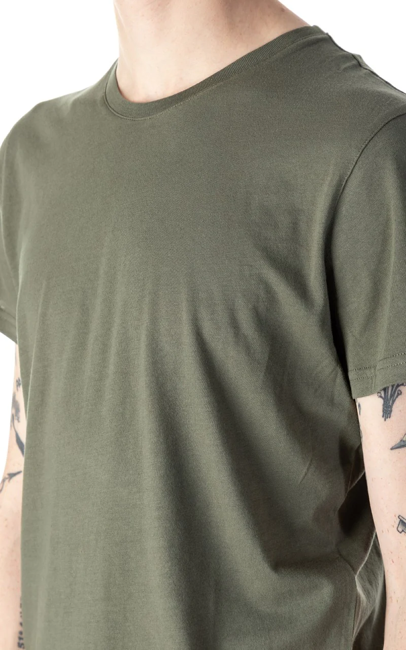 Resteröds R-Neck Tee Olive - Image 4