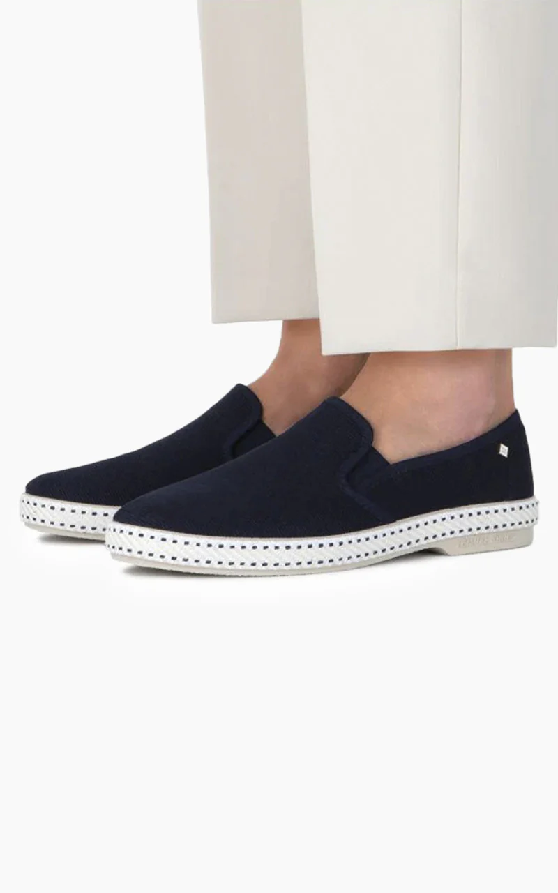 Rivieras Classic Toile Moccasin Marine - Image 3
