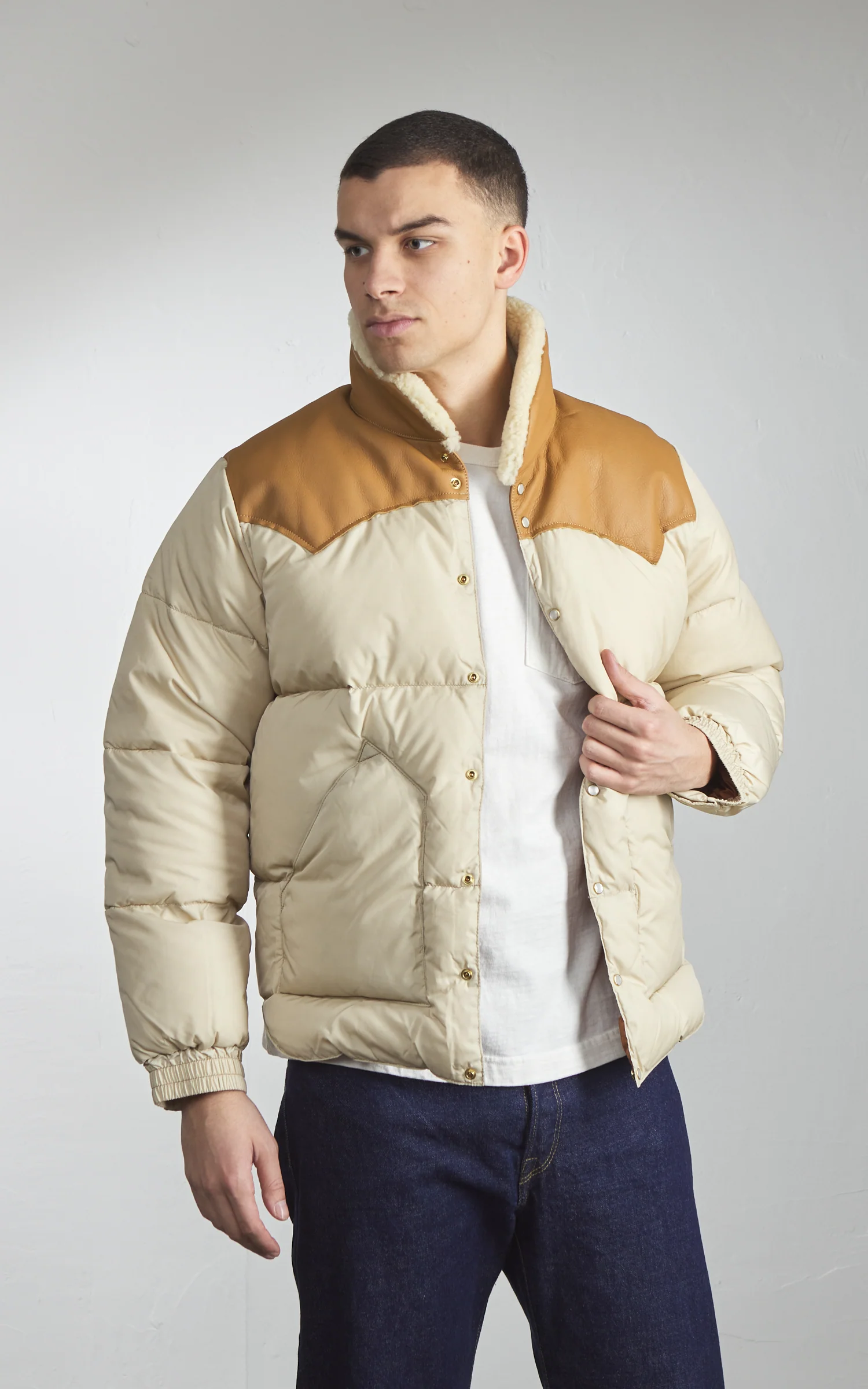 Rocky Mountain Featherbed Christy Down Jacket L. Beige - Image 4