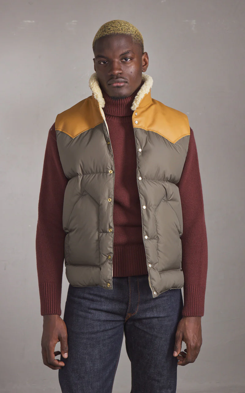 Rocky Mountain Featherbed Christy Down Vest Olive - Image 2