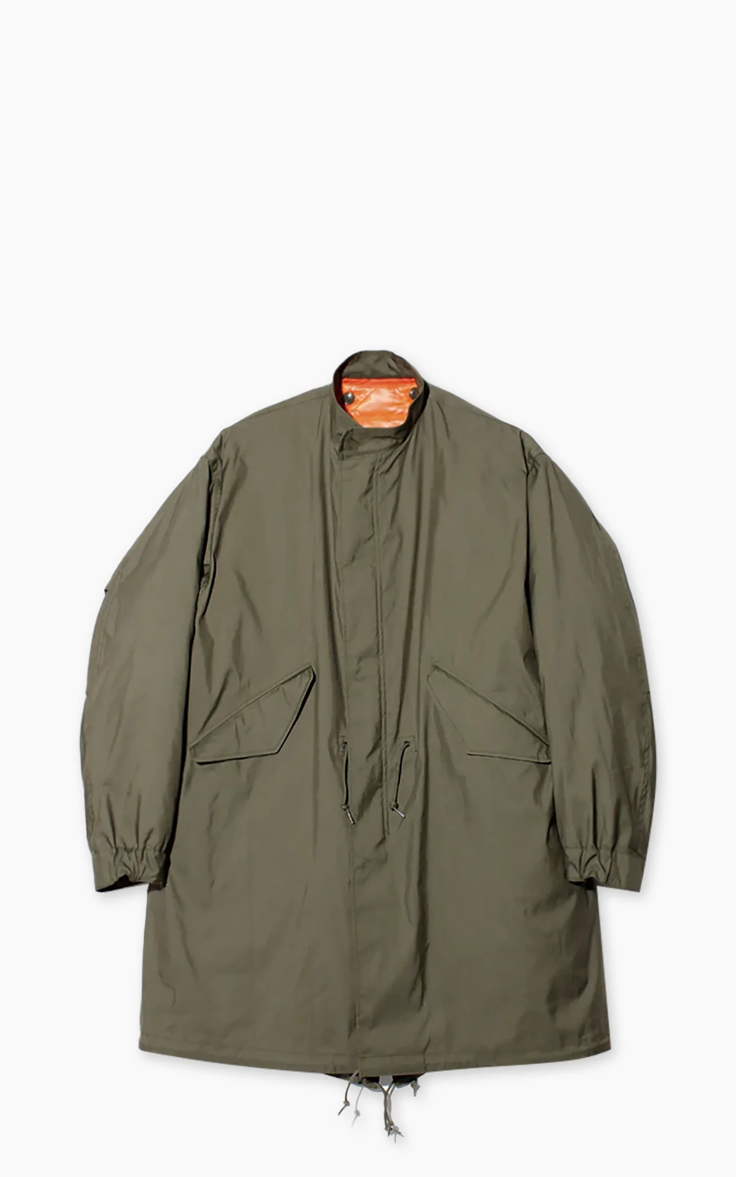 Rocky Mountain Featherbed M65 Fishtail VTG Poplin With Liner Olive